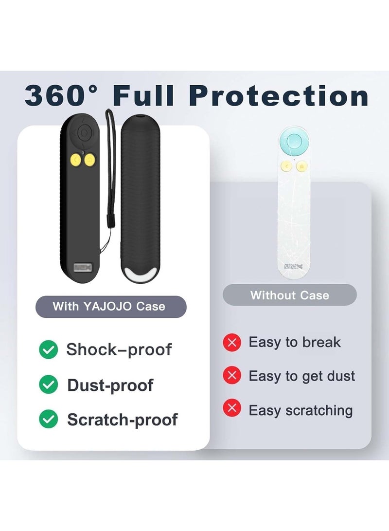 1Pcs Silicone Case for Nex Playground Game System Remote, Anti Slip Shockproof Remote Protective Sleeve Compatible with Nex Playground Game System Remote with Lanyard (Black) - Image 4